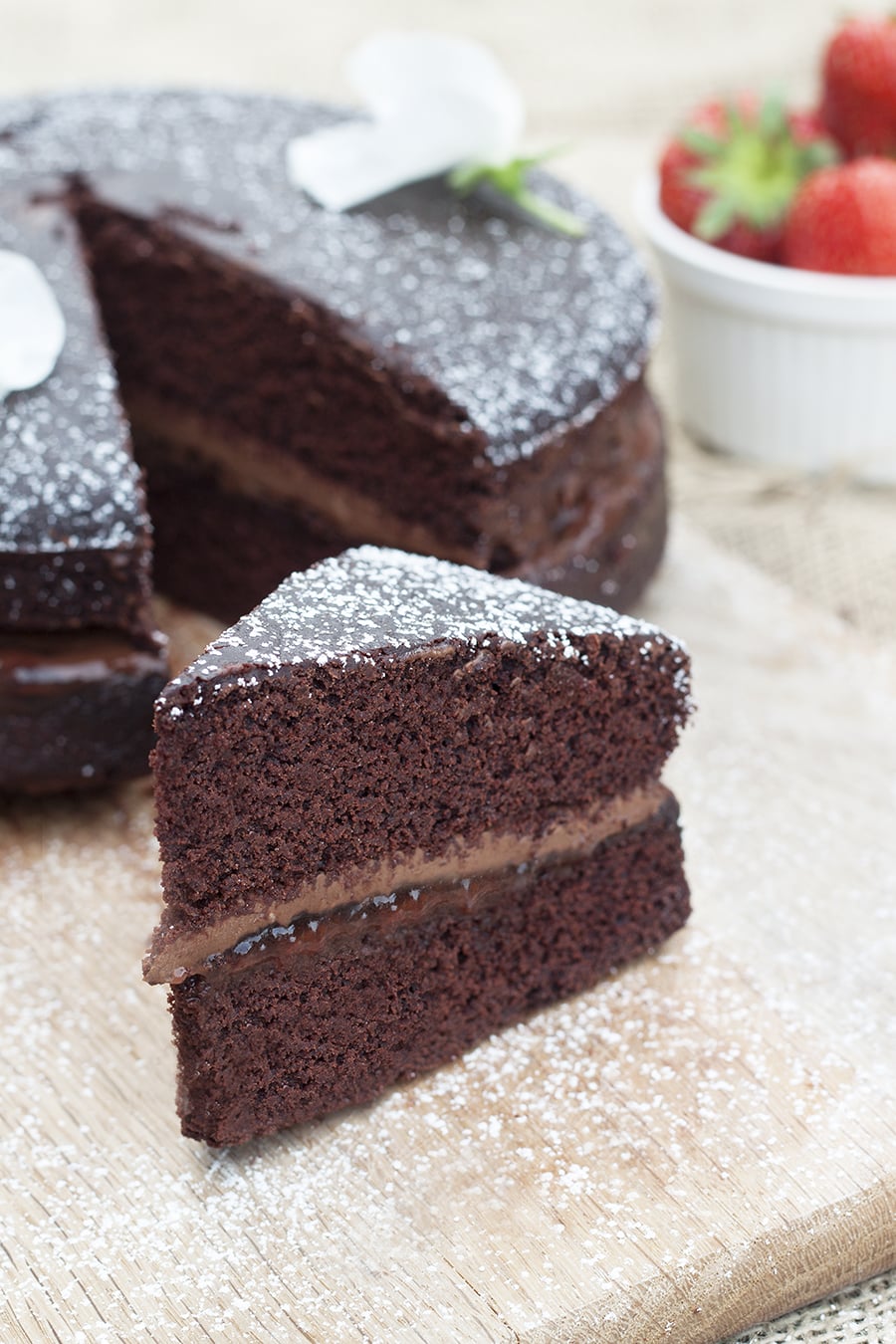 Vegan and Gluten Free Chocolate Cake Recipe | CookBakeEat