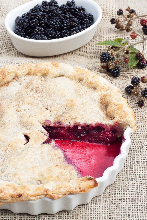 Traditional Homemade Blackberry and Apple Pie Recipe | CookBakeEat