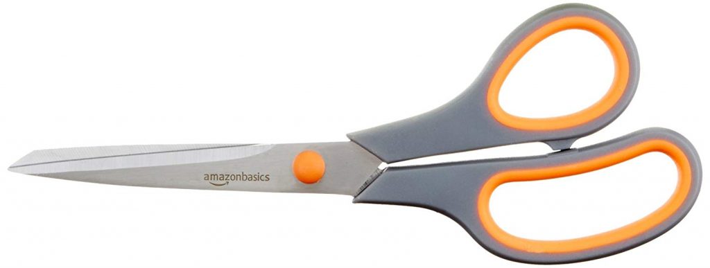 Amazonbasics Titanium Soft Grip Scissors 1024x387 